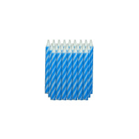 11534 - VELA PALITO ESPIRAL AZUL COM 10