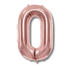 BALÃO METALIZADO 0 26 ROSE GOLD - 6367