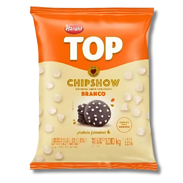 CHOCOLATE TOP CHIPSHOW BRANCO HARALD 1,01KG - 8457 
