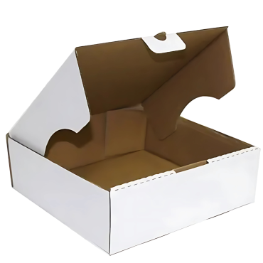 9281  CAIXA BRANCA RETANGULAR N9 PARA BOLO QUALY