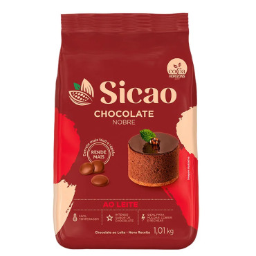 CHOCOLATE NOBRE AO LEITE SICAO EM GOTAS 1,01KG - 12635
