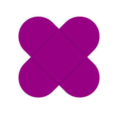 12683 - FORMINHA 4 PÉTALAS VIOLETA FUNFESTAS COM 50