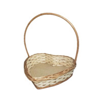 10774 - CESTA CORAÇÃO BANANEIRA EM FIBRA P