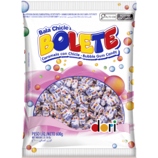 BALA CHICLE BOLETE TUTI FRUTI DORI 400G -9436
