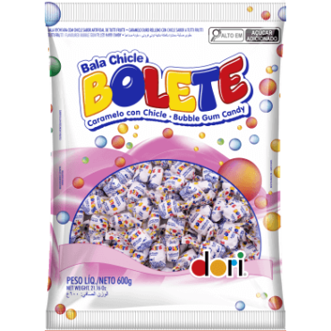 BALA CHICLE BOLETE TUTI FRUTI DORI 400G -9436