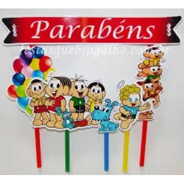 TOPPER TOPO PARA BOLO TRUMA DA MONICA - 11281 