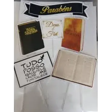 TOPPER TOPO PARA BOLO RELIGIOSO BIBLIA -  11285