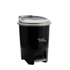 CESTO DE LIXO 6,5L BLACK STELL COM PEDAL -11666