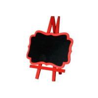 7379 - LOUSINHA MDF GLITTER 15X18CM  VERMELHA