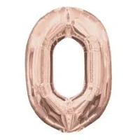 BALAO METALIZADO 80CM ROSE GOLD N0 - 19361
