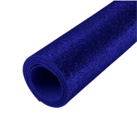  PLACA EVA GLITTER 60X40CM AZUL REAL - 13827