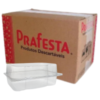 14543  - EMBALAGEM PLÁSTICA RETANGULAR PRAFESTA 020 COM 100