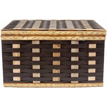 CESTA BAUZINHO ESCURO EM FIBRA N2 - 10778 