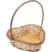 CESTA CORAÇÃO BANANEIRA EM FIBRA M - 10775 