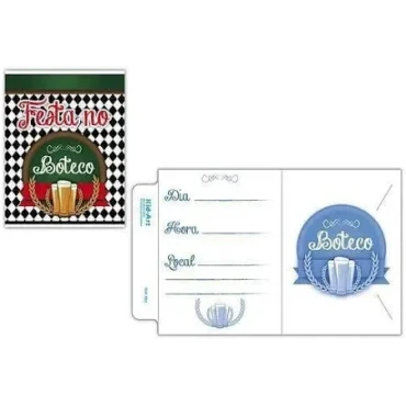 CONVITE BOTECO KID-ART COM 10 - 4257