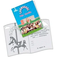 CONVITE CARROSSEL COM 9 - 1825 