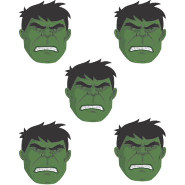 MINI CARINHA EVA HULK  COM 6 - 3039