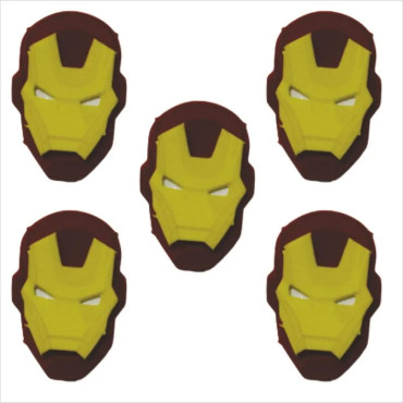 MINI CARINHA EVA HOMEM DE FERRO COM 6 - 3785