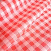ROLO TNT LISO POR METRO FESTA XADREZ VERMELHO - 11727