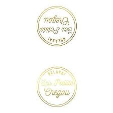 ETIQUETA ADESIVA  RELAXA SEU PEDIDO CHEGOU COM 30 -12446 