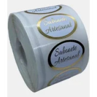  ETIQUETA ADESIVA  SABONETE ARTESA MARCA CORAÇÃO COM 100 - 5476