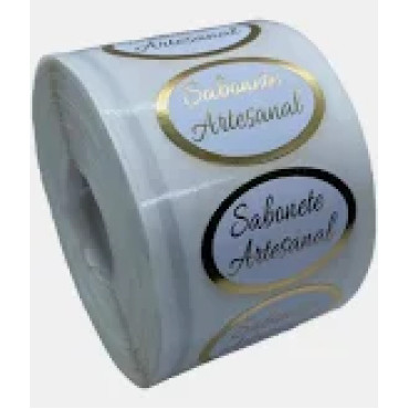  ETIQUETA ADESIVA  SABONETE ARTESA MARCA CORAÇÃO COM 100 - 5476