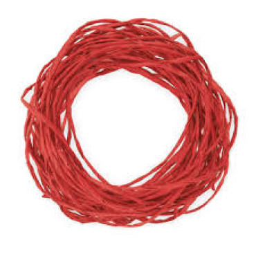 FIO PAPEL DECORATIVO VERMELHO CROMUS COM 10 METROS - 16190 