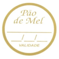 ETIQUETA ADESIVA PÃO DE MEL VALIDADE COM 100 - 11493 