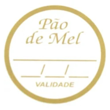 ETIQUETA ADESIVA PÃO DE MEL VALIDADE COM 100 - 11493 
