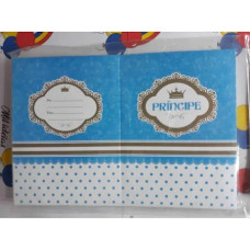 CONVITE PRÍNCIPE COM 10 - 3856 