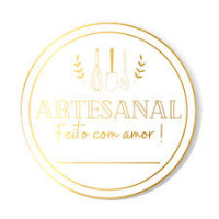  ETIQUETA ADESIVA ARTESANAL FEITO COM AMOR COM 50 - 10903 