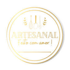  ETIQUETA ADESIVA ARTESANAL FEITO COM AMOR COM 50 - 10903 
