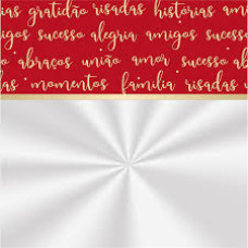 SACO PLÁSTICO PARA CESTA 72X90CM VERMELHO - 10103 