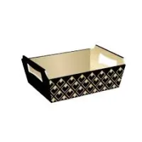 CESTA JOUR PRETA E DOURADA P CROMUS-11800