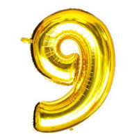 BALÃO METALIZADO 9 32 DOURADO BELLA ARTE - 11275 