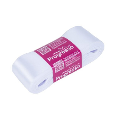 9207 - FITA DE CETIM CF009 N9 10X38CM BRANCO