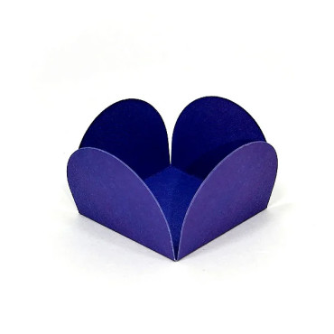 8790 - FORMINHA 4 PÉTALAS AZUL ESCURO FUNFESTAS COM 50