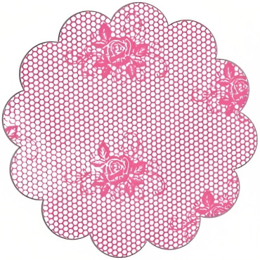 11590-FUNDO DECORADO PINK REDONDO 9 COM 100