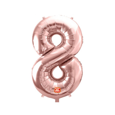  BALÃO METALIZADO 8 27 ROSE GOLD -11973 