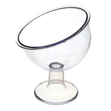 TAÇA ACRÍLICA INCLINADA PEQUENA CRISTAL 420ML -4902 