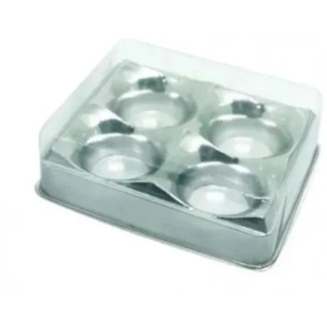 8414 - CANDY BOX PRATA 6 CAVIDADES