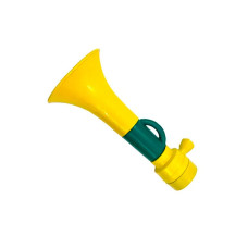 CORNETA VERDE E AMARELO 19CM -12318 