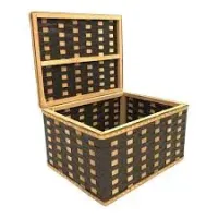 10779 - CESTA BAUZINHO ESCURO EM FIBRA N3
