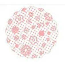 FUNDO DECORADO ROSA REDONDO 9 COM 100 -11539