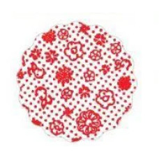 FUNDO DECORADO VERMELHO REDONDO 7 COM 100 -11532
