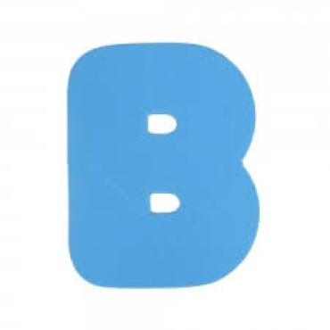 9830 - LETRA EVA B AZUL PIFFER