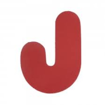 9859 - LETRA EVA J VERMELHO PIFFER