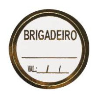 ETIQUETA ADESIVA BRIGADEIRO VALIDADE COM 100 - 3461
