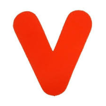LETRA EVA V VERMELHO PIFFER -9871 