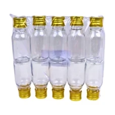 FRASQUETE 30ML C/TAMPA ALUMINIO OURO C10 - 15089